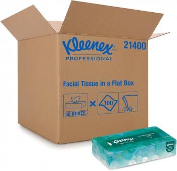 KLEENEX TISSUE PAPER 8.5 x 8in 2 PLY WHITE CA/36x100