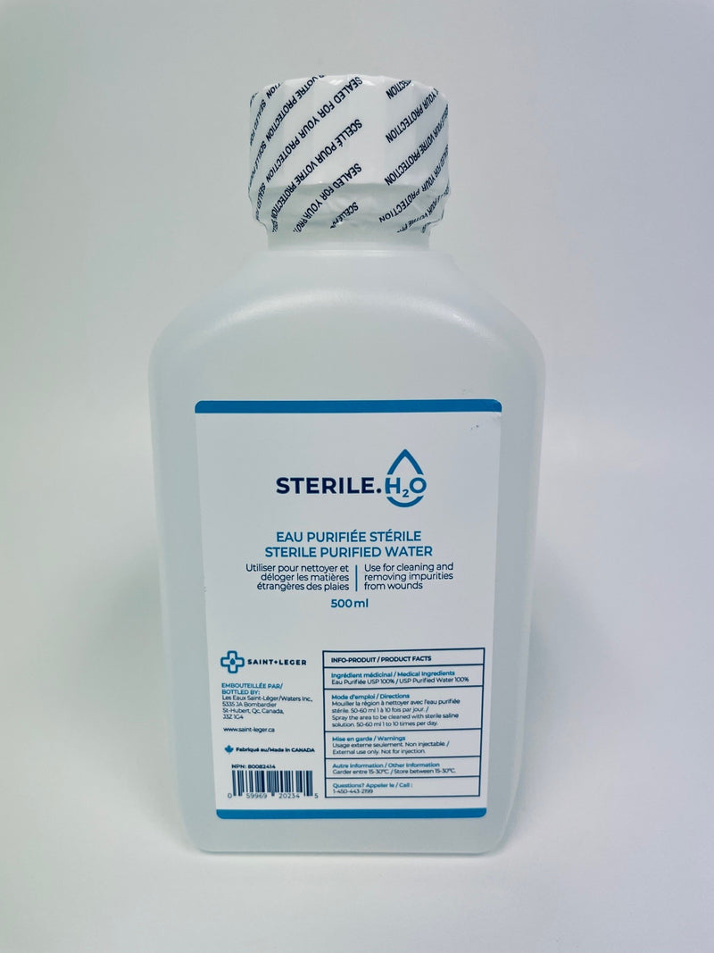 Sterile.H20 - 500 ML | Sterile Purified Water USP