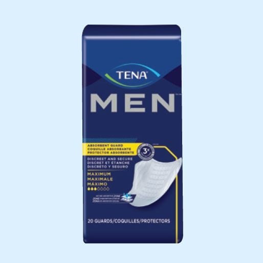 TENA Men Incontinence Pads - (20/bag) - 6 bags/case