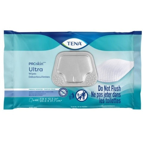 TENA ProSkin® Ultra Wipe, 7.9" x 12.5" - case of 576