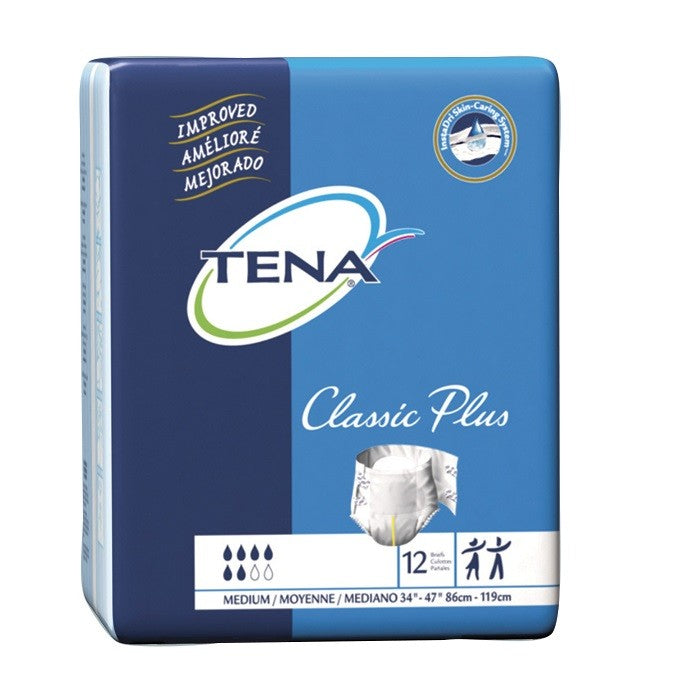 Culotte contre l'incontinence TENA® Classic Plus, grand, 48 po à 59 po bleu - 72/CS