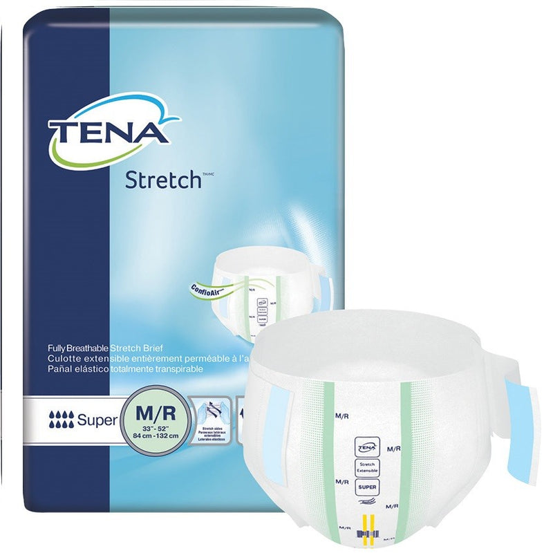 TENA® ProSkin Stretch™ Super Briefs, M/R, 33" - 52" - 56/CS