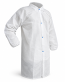 Blouse de laboratoire en polypropylène (PP), 25 g/m² (GSM)