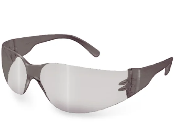Lunettes de sécurité à lentille monobloc fumée 12/pqt - PAQUET
