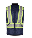 Veste de travail matelassé haute visibilité réversible - NT4005