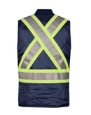 Veste de travail matelassé haute visibilité réversible - NT4005
