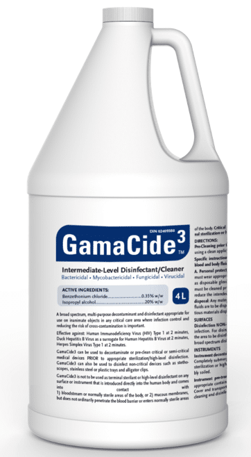 Nettoyant désinfectant GamaCide3 - Bouteille de 4L