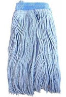 Vadrouille humide emballée, brins coupés, bleue 24 oz