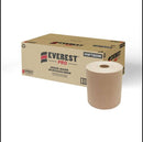 Papier essuie-mains en rouleau EVEREST brun 800' (6/cs)