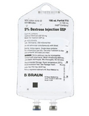 SOLUTION DEXTROSE 5% INJ 100/150ML && SAC DE COMPLÉMENT PARTIEL EN PLASTIQUE - Unité