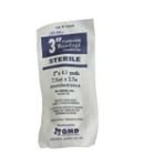 Bandage en gaze MedPro®, extensible, 3 po larg. x 5 vg long., blanc - Paquet de 10 rouleaux