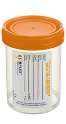 Starplex Orange Sterile Sampling Container 120ml - Case of 300
