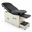Examination table with patient footrest