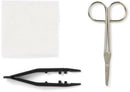 LITTAUER suture removal tray with metal scissors