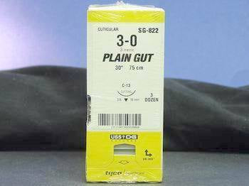 Suture gut plain 3-0  C-13 surgigut BTE/36