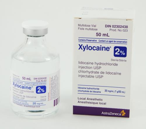 Anesthésique local xylocaine 2%injectable fiole a/conserv 50ml