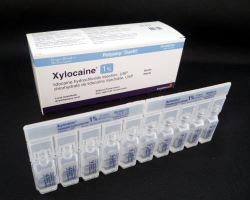 Anesthésique local xylocaine 1% injectable capsules polyamp BX/50