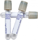 BD Vacutainer® Florida Tube (Plastic) with GRAY Glycolytic Inhibitor, 5.0mg Sodium Fluoride, 4.0mg Potassium Oxalate - 13x75 2ml - BTE/100 CA/1000