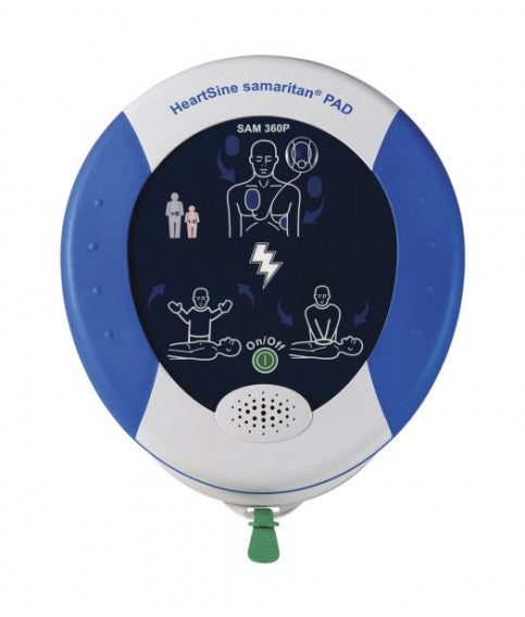 Défibrillateur (DEA) HeartSine Samaritan PAD 350P (semi-automatique) ou 360P (automatique)