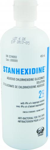 Nettoyant CHG Stanhexidine Acqueu 2% a/4% Alcool ISO