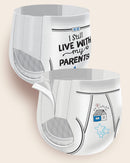 Pantalon d'entraînement Cuties® avec côtés refermables, garçons, X-large 4T–5T, 38+lb, caisse de 76