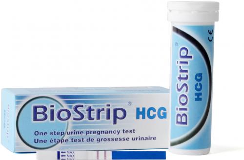 Test d'urine de grossesse BIOSTRIP Bt/25