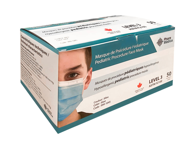 Masque Pédiatrique ASTM Level 3 - 50/boite