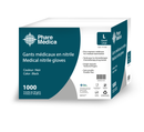 Gants médicaux en nitrile Noir 5 mils - Boite de 100