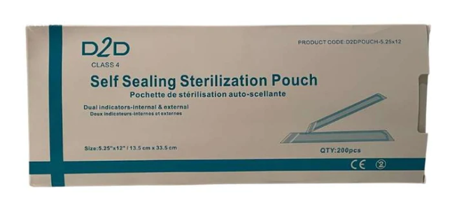 Sachets de stérilisation auto-scellants en plusieurs tailles - BOÎTE (200 sachets)