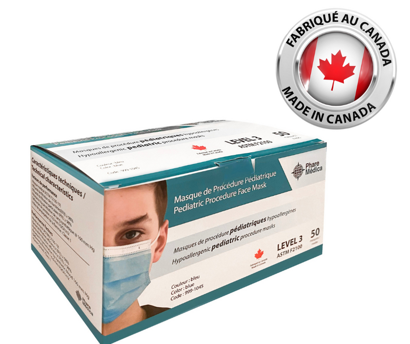 Masque Pédiatrique ASTM Level 3 - 50/boite