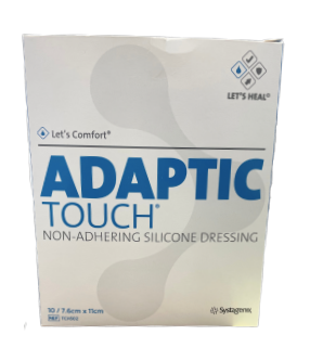 Pansement Adaptic Touch sans adhérence en silicone Bte/10