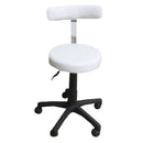 Tabouret pneumatique petit dossier